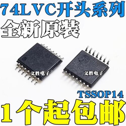 NEW 74LVC SN74LVC125 14 00 08 32A APW APWR TSSOP14 Single bus logic chip, tri-state output buffer brake, synthetic single way bu