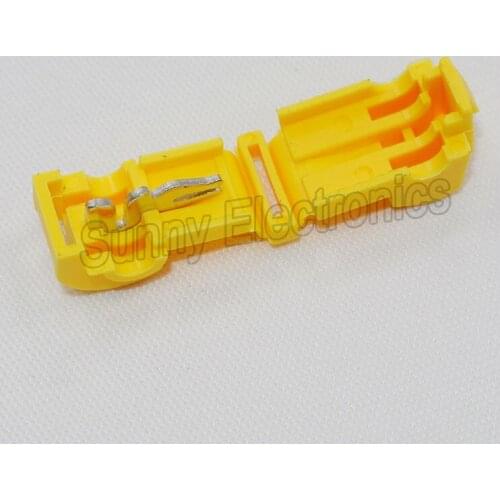 Wholesale 500 Blue 12-10 AWG T-TAPS QUICK SPLICE CONNECTORS SCOTCH LOCK WIRE TERMINAL CRIMPS