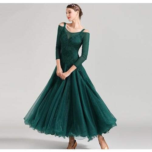 New ballroom dance competition dress dance ballroom waltz dresses standard dance dress women ballroom dress 1875