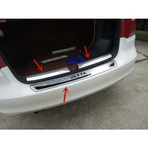 Stainless steel trunk threshold shield scratch anti-scratch protection car accessories For Volkswagen Jetta 2013-2018