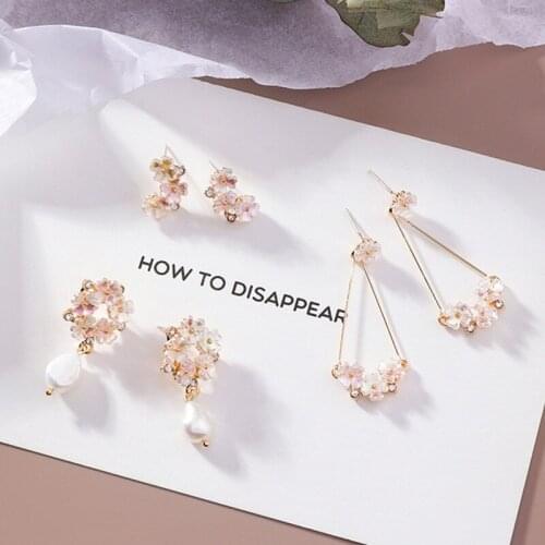 S925 Silver Needle Exquisite Flower Butterfly Women Earrings Bling Shining AAA Zircon CZ Stud Earring Wedding Jewelry Pendant