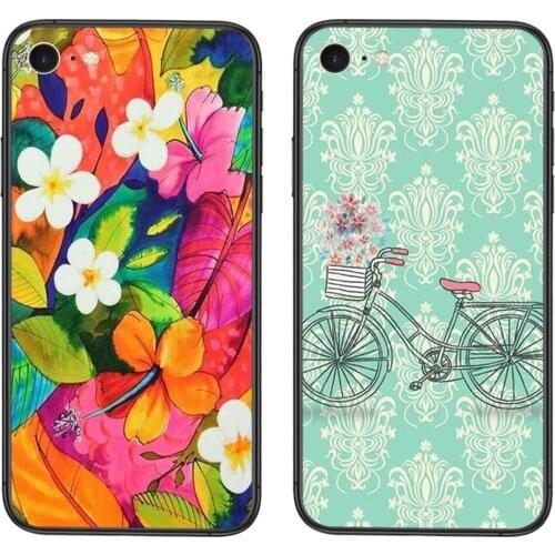 Latest Black Funda Silicone Etui Pretty Cover Do Not Touch My Phone Pink Flower For Huawei Mate 40 Pro Plus 30 20 10 lite nova