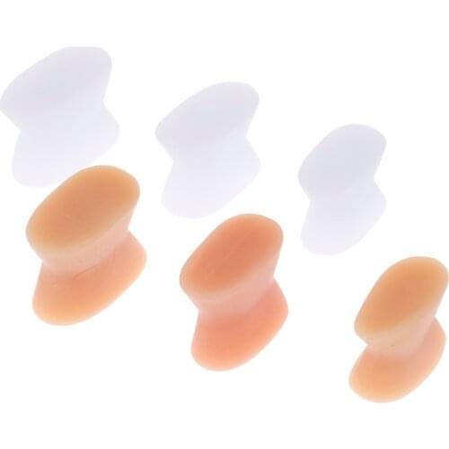 3Size Soft Silicone Gel Toe Separator For Bunion Corrective Hallux Valgus Thumb Overlapping Repair Bone Orthotic Straightener