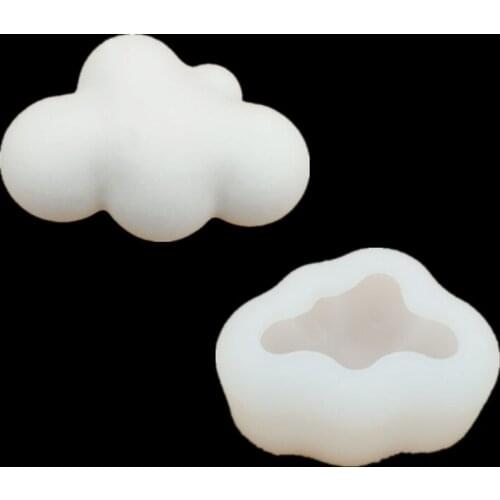 1pc 3D Cloud Handmade Silicone Soap Molds 3D DIY Soap Aromatherapy Mold For Soap Candle Mold DIY Gift for Friends