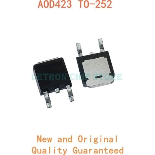 10pcs AOD423 TO-252 D423 TO252 MOSFET P-CH 30V 15A original and new IC