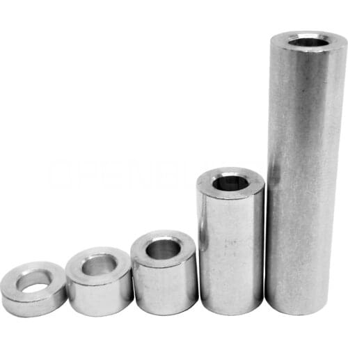 SWMAKER 10pcs Openbuilds aluminum spacers CNC DIY 3mm/3.175mm/6mm/6.35mm/9mm/20mm/35mm/38.1mm/40mm