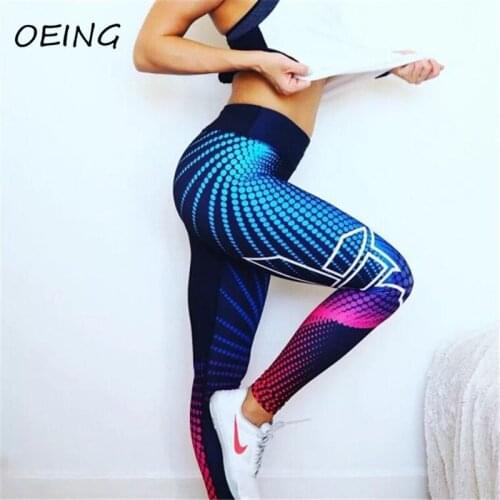 2021 Print Leggings Sport Women Fitness Workout Gym Clothes Sport Wear Yoga Pants Jogging Trousers