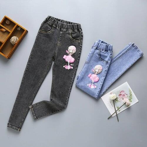 Babyinstar Cute Distrressed Holes Jeans for Girls Baby Girls Clothes Toddler Denim Trousers Long Pants Childrens Clothing Hot