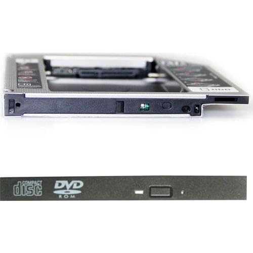 SATA 2nd Hard Drive HDD SSD Case Caddy Adapter for Asus FX50 FX50JK FX50JX FZ53V FX53VD