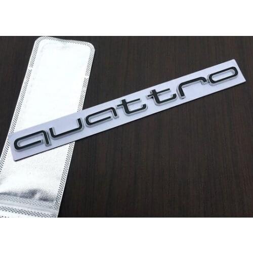 Black Metal Raider Buggies A3 / A4L/A5 / A6L/A7, A8 / Q3 / Q5 / New Q7 Modified Auto Emblem Badge Decals Sticker Car Accessories