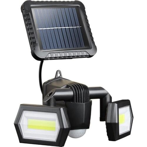 COB Led Solar Light Outdoor Wide Angle Motion Sensor LED Wall Lamp IP65 Solar Battery Sunlight Garden Jardin Emergency Lighting