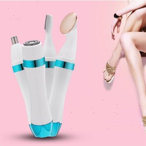 Electric Woman Body Trimmer Grooming Kit Eyebrow Haircut Lady Underarm Shaver Razor Nose Haircut Removal Bikini Epilator Trimmer