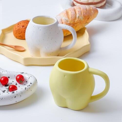 Creative Human Body Shape Milk Mug Cup Nordic Modern Home Decoration Drinkware Ins Ceramic Coffee Mugs Cup Decorative Ornaments