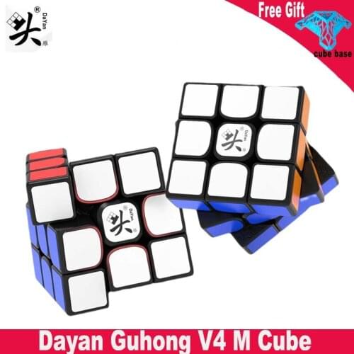Dayan Guhong V4 Magnetic Cube 3x3 Professional Dayan Speed Cube 3x3x3 Magnetic Educational Toy Gifts for Cubo Magico