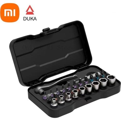 Xiaomi ATuMan DUKA RS2 RS1 Multi-purpose Ratchet Wrench Screwdriver S2 Magnetic Bits Tools Set DIY Household Repair Tool