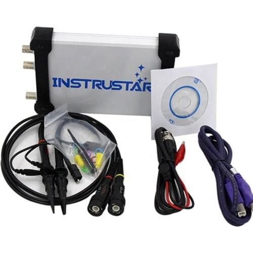 ISDS205B 5 IN 1 Multifunctional PC Based USB Digital Oscilloscop/Spectrum Analyzer/ DDS/Sweep/Data Recorder 20M 48MS/s