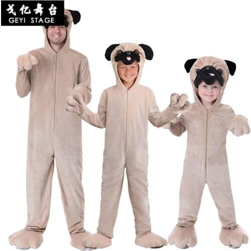 New Kids Carnival Clothing Children pug dogs Marshall Chase Skye Cosplay Costume Boy Girl Halloween Party Role Play for adult