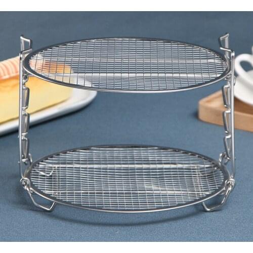 Stainless steel steamer for household kitchen steamer for cooking dishes multifunctional low foot steam rack