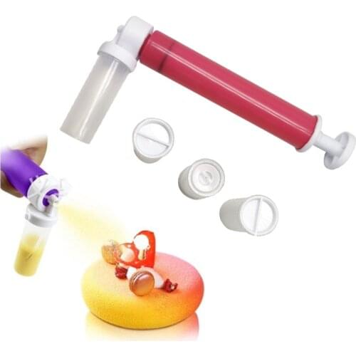 Manual Cake Spray Gun Airbrush for Cake Decorating Coloring Baking Decoration Tools Cake Pastry Dusting Spray Tube