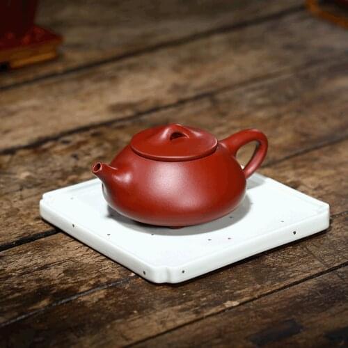 Custom Yixing Purple Sand Teapot Handmade Red Jingzhou Stone Scoop Raw Ore Dahongpao Mud Purple Sand Teapots Tea Set