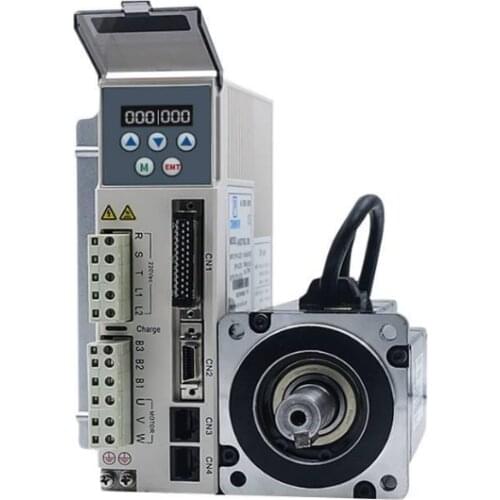 750w 0.75kw 3000rpm 2.39NM 80mm AC220V Servo Motor And Drive kit JASD7502-2500 + 80JASM07230K-2500C (3m cable 2500 lines)