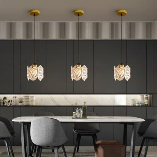 Modern Dining Room Glass Pendant Lights Bedroom Bedside Living Room Home Decoration Hanging Lamp Bar Counter Kitchen Lighting