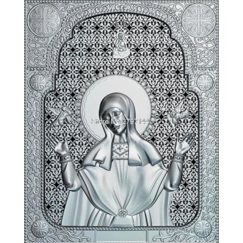 High quality New 3D model for cnc Icon of St. Sofia 3D carved figure sculpture machine in STL file Religion