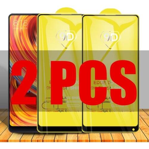 2Pcs 9D Glass for Xiaomi Mi Mix 2 Protective Glass on the for Xiomi Mi MIX 2 MIX2 MIMix2 Screen Protector Film