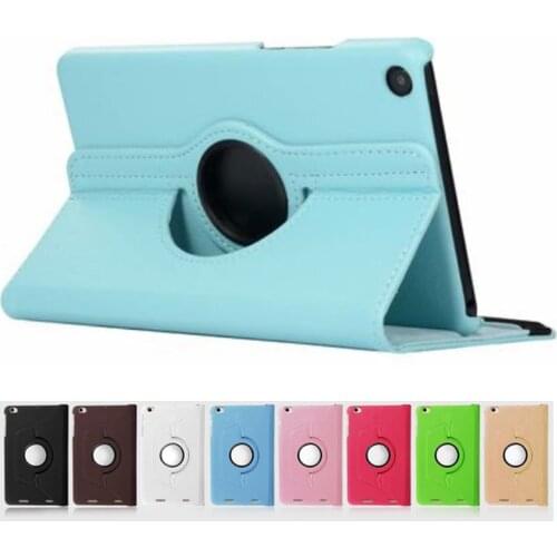 For Xiaomi Mi Pad 4 Plus 360 Rotating Case Tablet PU Leather Flip Cover MIPAD 4 Plus Sleeve 10.1" 8.0 inch Full Protector Bag
