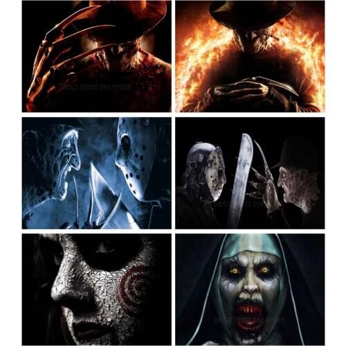 Horror IT movie characters diamond paintings room decor unfinished art craft full square drill 5D DIY needlework 3D cross stitch