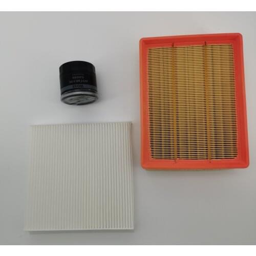 Oil filter air ffilter Air conditioning filter set filters for CHANGAN CHANA ALSVIN 1.5L A set of three 3pcs a set