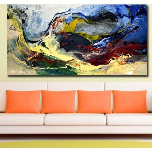Canvas Painting 100% handpainted Landscape Abstract Oil painting on Canvas Wall Art for Bedroom Living Room Sofa Home Decoration