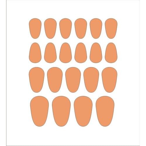 Petal shapes scrapbooking die, size 140*152mm wooden steel rule die with back case SMR-FL0069