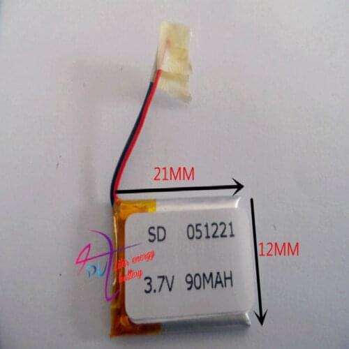 Liter Energy Battery Free Shipping Bluetooth Bluetooth 3.7v Battery Battery 051221 501221 90mah
