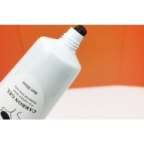Brand 80ml Soft Laser Carbon Cream gel for nd yag laser skin rejuvenation treatment Active Laser whitening active nano carbon
