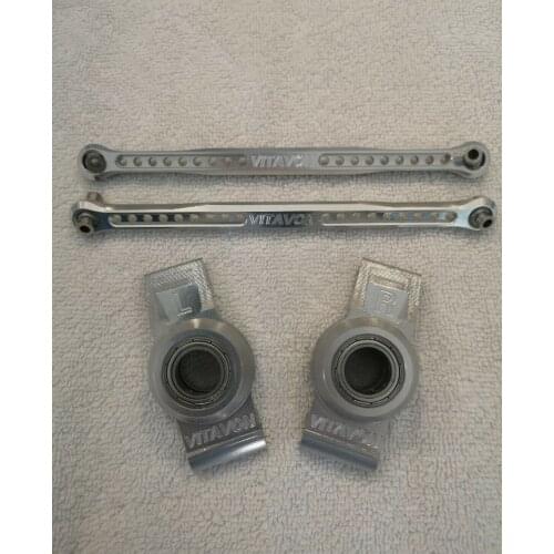 VITAVON Upgrade Rear Aluminium Hubs And front toe links for Traxxas X MAXX