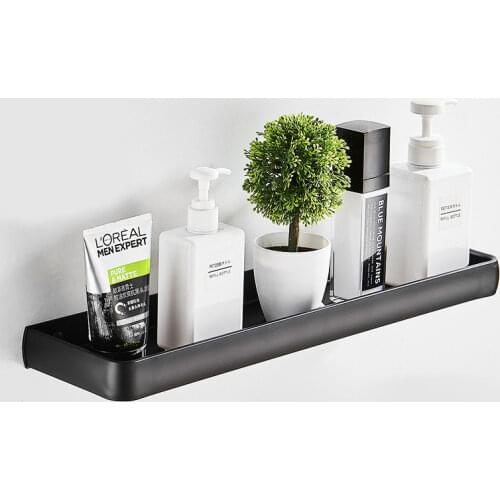 Bathroom Shelves Wall Mount Shelves Aluminum Black Bathroom Wall Mount Storage Rack Black Aluminum Kitchen Shelves