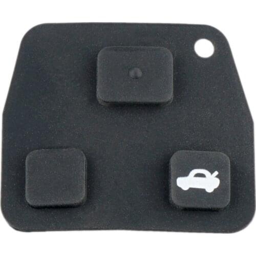 2 Buttons Rubber Pad Insert Replacement Remote Car Key Protection case Fit for Aygo TOYOTA Corolla Avensis RAV4 Lexus