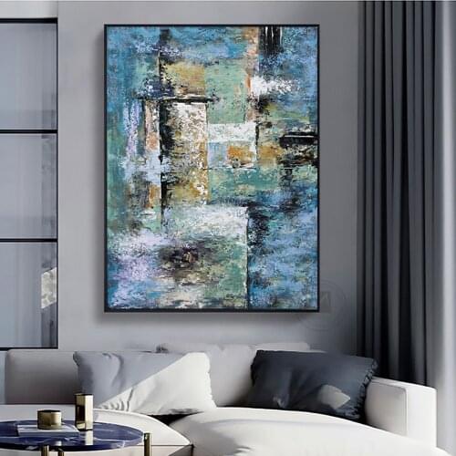 Modern wall art picture home decoration oil painting large piece wall painting for living room abstract wall art canvas