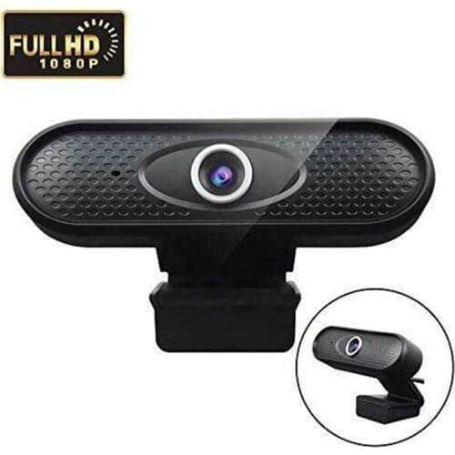 1080P H-D Webcam High Resolution Computer Peripherals Plastic Built In Microphone Driverless for PC Computer