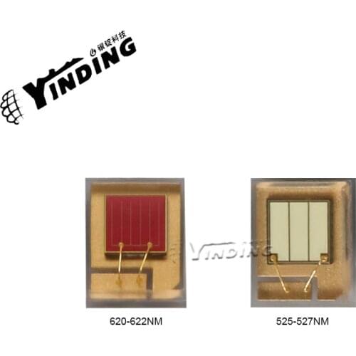 20PCS YINDING ZES T2016-L40/R40 3W high power LED Light Emitting Diode Red/Green light car brake light source stage light wick