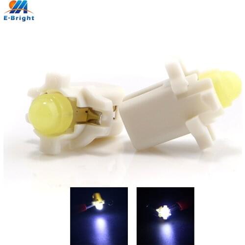 50pcs/lot B8.3D COB 1 SMD Led Bulbs 40Lm Interior Dashboard Reading Side Indicator Car Light Headlight Driving 12V