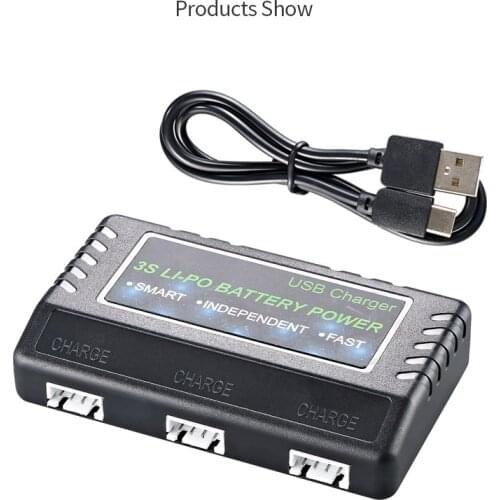 3 in 1 Compact Balance Charger for 2S 3S 11.1V Lithium Battery Airsoft Gun battery high quality long-life Adapter