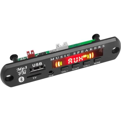 Kebidu Wireless Bluetooth Audio Decoder Board Car MP3 Player With Recording Function Supports MP3/USB/TF/LINE IN/FM/BLUETOOTH