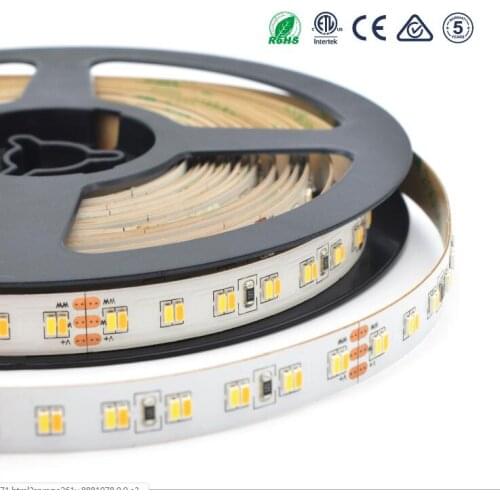 [Seven Neon]DC24V 22.6W 224led/M 10mm FPBC White+Warm dual white high brightness led SMD 3014 flexible led smd strip