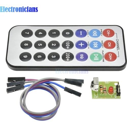 HX1838 Infrared Remote Control Module IR Receiver Module DIY Kit HX1838 for Arduino Raspberry Pi 3&Raspberry Pi 2 Model B