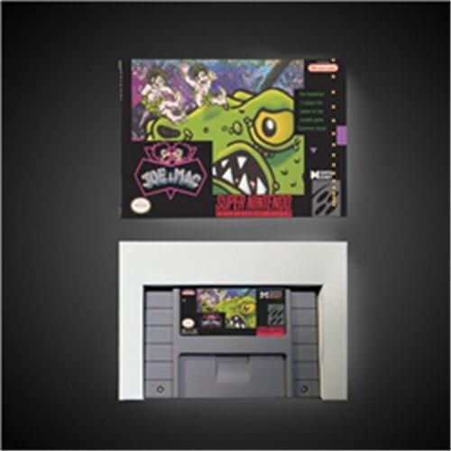 Joe & Maced - Action Game Card US Version with Retail Box