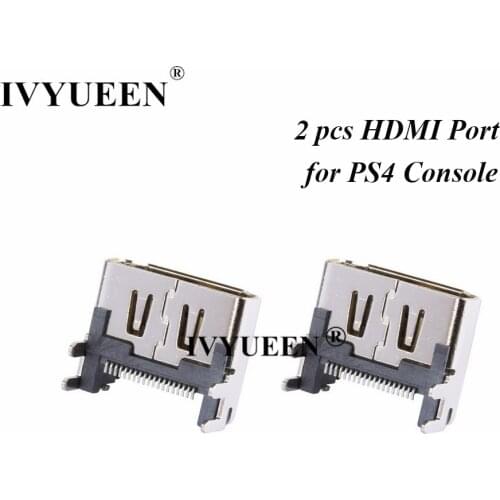 IVYUEEN for Sony PlayStation 4 PS4 Console HDMI-compatible Port Display Socket Connector Jack Interface Replacement Repair Part