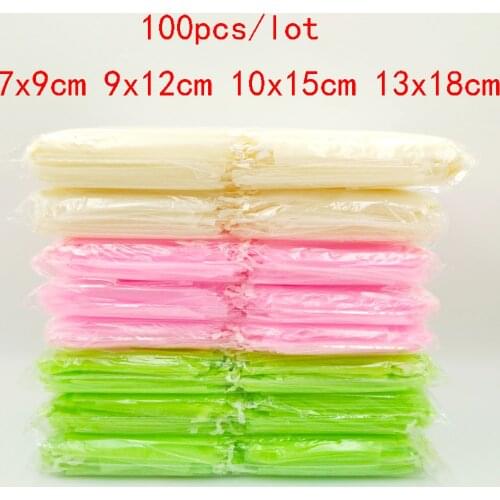 100pcs 7x9 9x12 10x15 13x18CM Organza Bags Jewelry Packaging Bags Wedding Party Decoration Drawable Bags Gift Pouches 24 colors