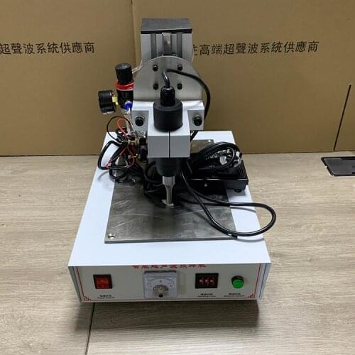 28K1200W Mini All-in-one Spot Welder Ultrasonic Generator Mask Point Ear Belt Machine 15K20K2000W